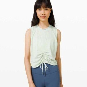 Lululemon Cinch Me Up Front Spingtime Tank Size 14